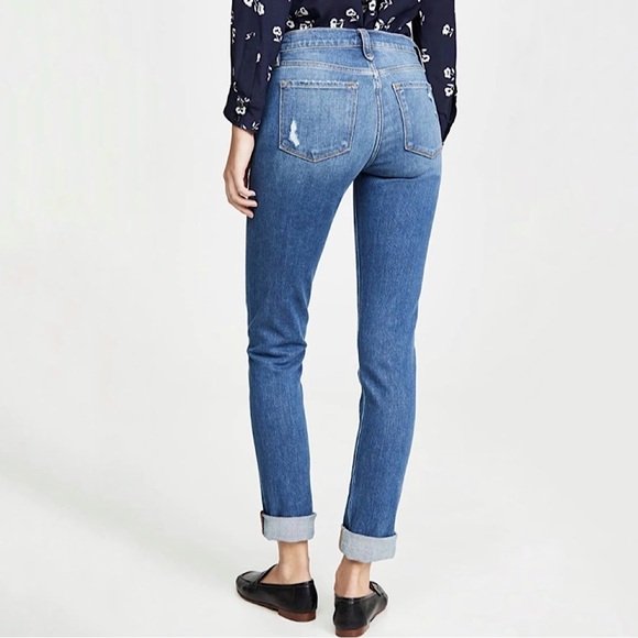 Frame Denim Le Nik Low Slung Slim Straight Jean Moma 27 - Picture 2 of 16
